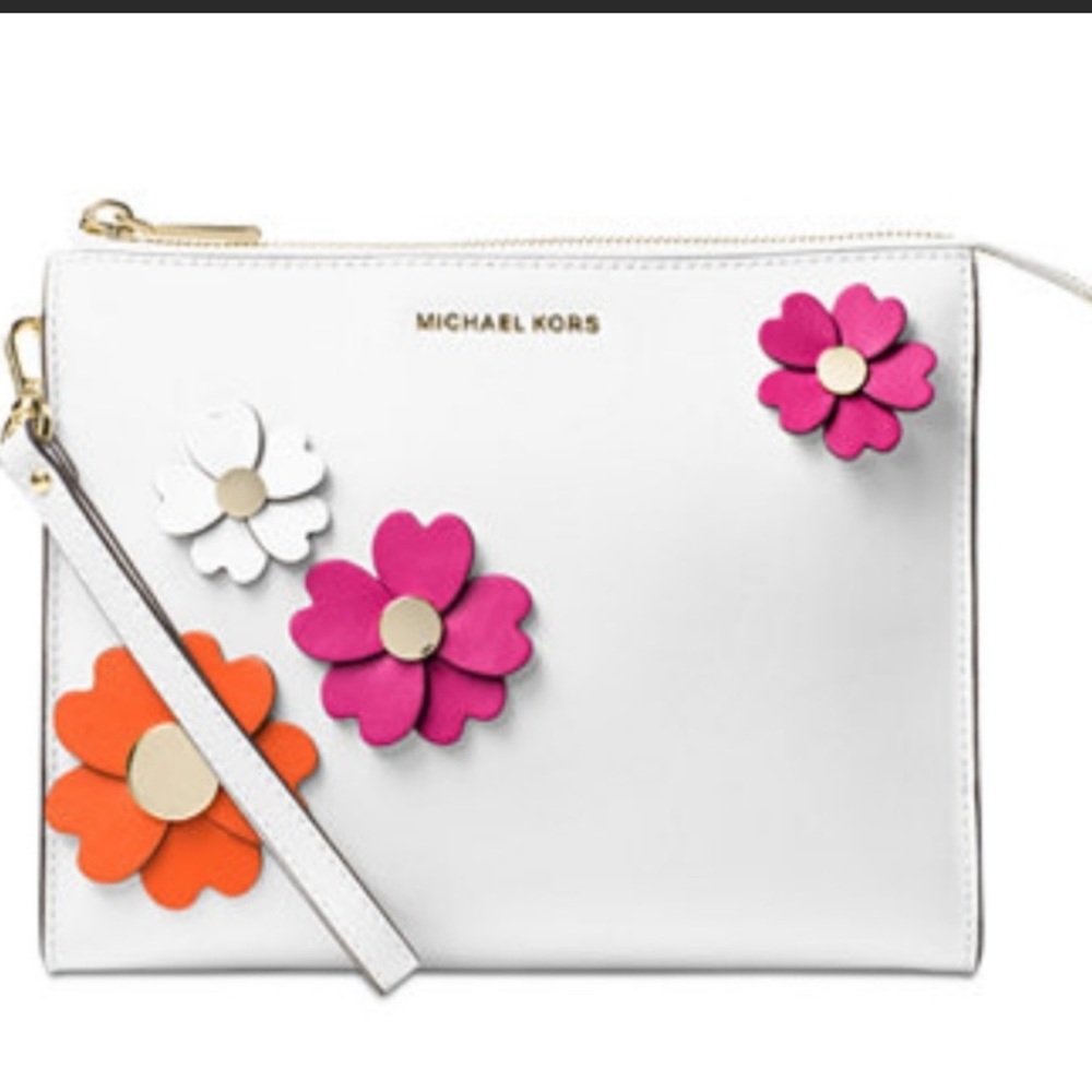 Michael Kors Flora Appliqué Travel Pouch